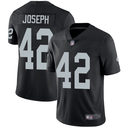 Men Oakland Raiders Limited Black Karl Joseph Home Jersey NFL Football #42 Vapor Untouchable Jersey